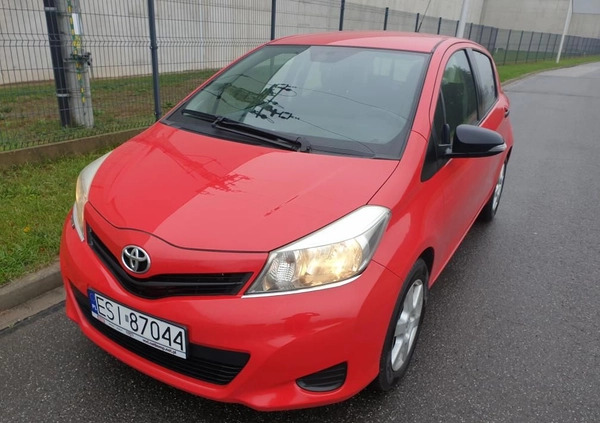 Toyota Yaris cena 20909 przebieg: 185000, rok produkcji 2012 z Sieradz małe 436